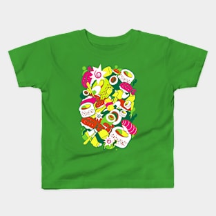 Neon Sushi Kids T-Shirt